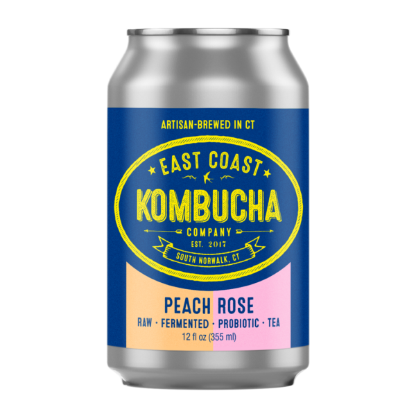 East Coast Kombucha, Peach Rose Kombucha